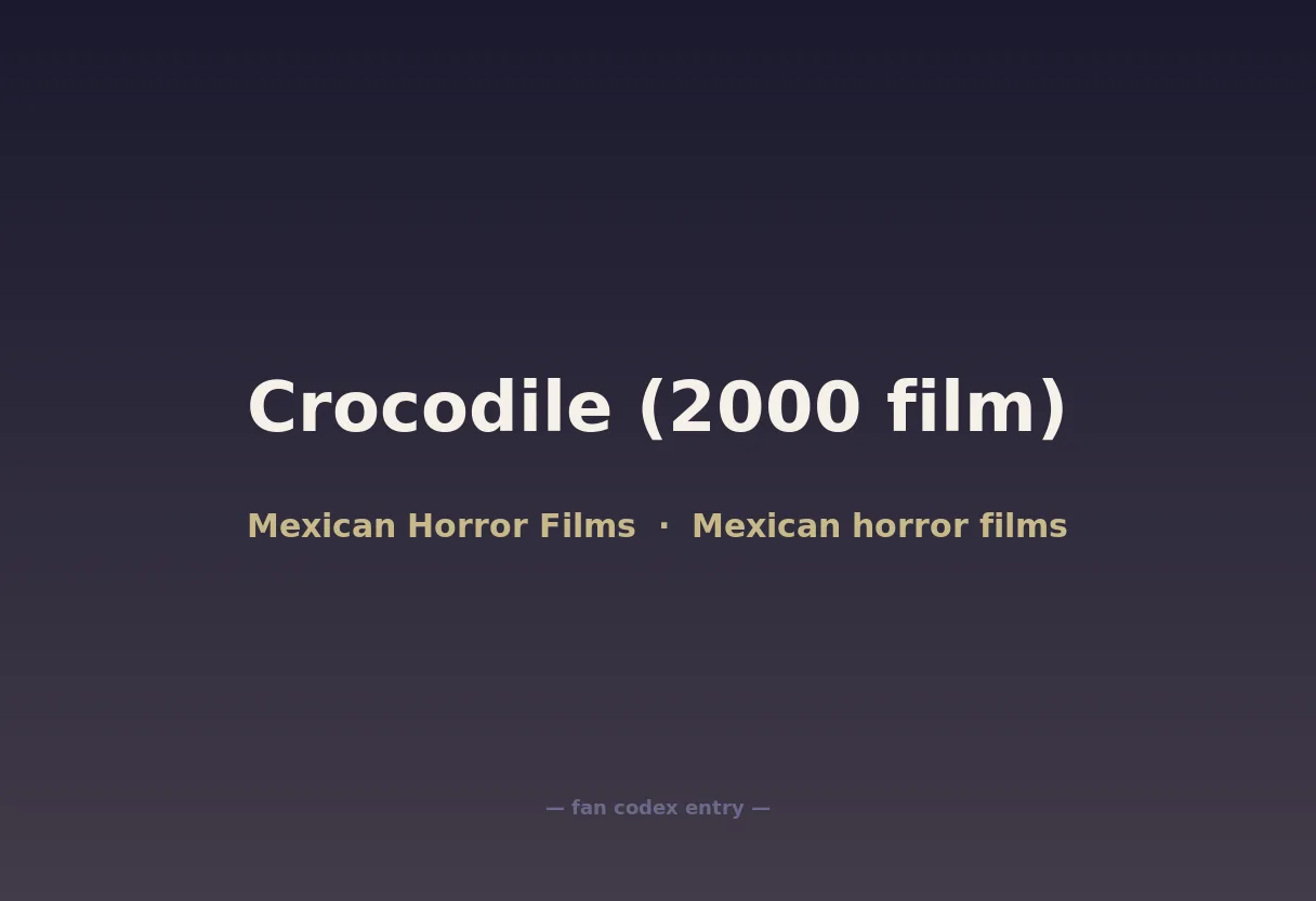 Crocodile (2000 film)