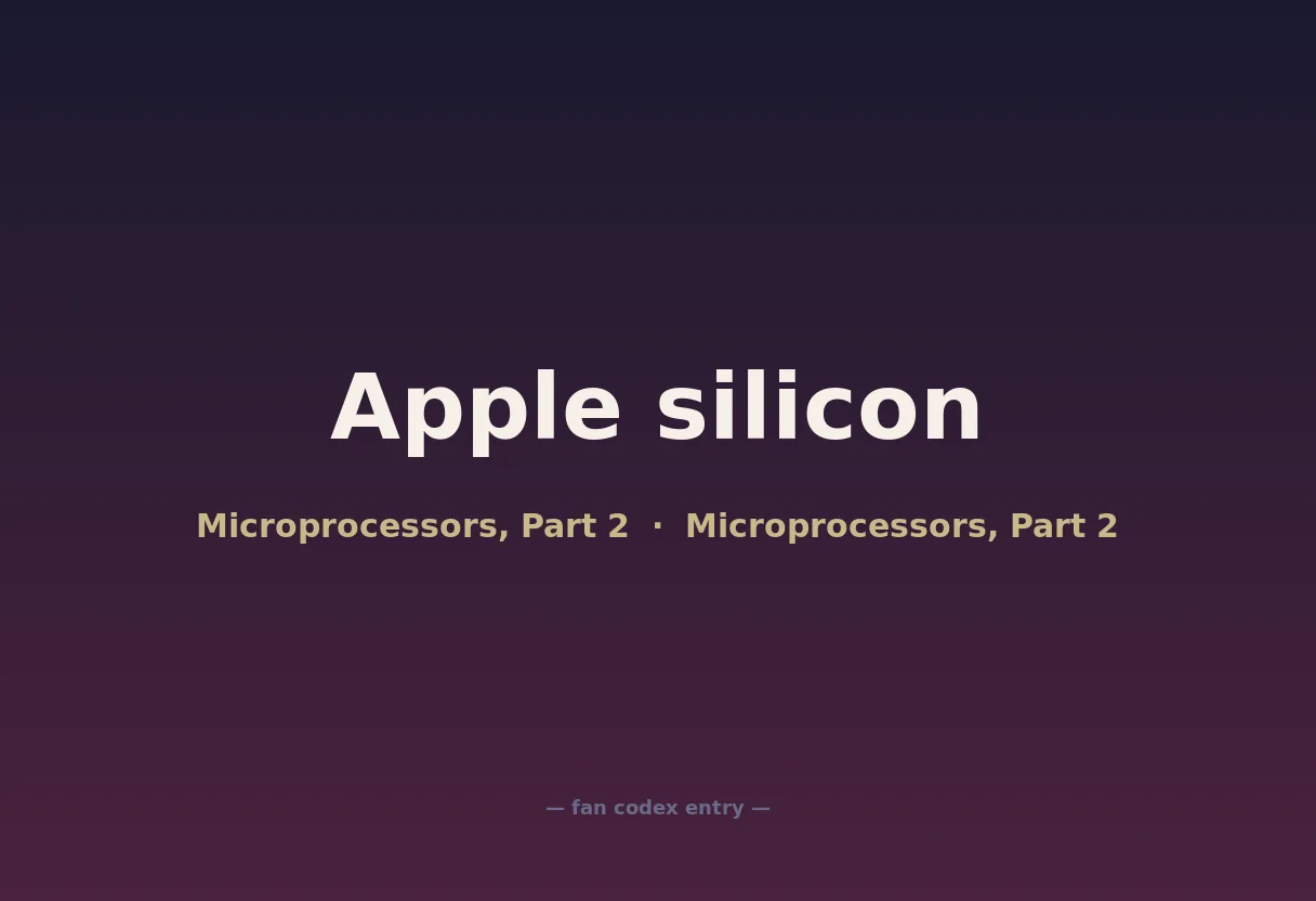 Apple silicon