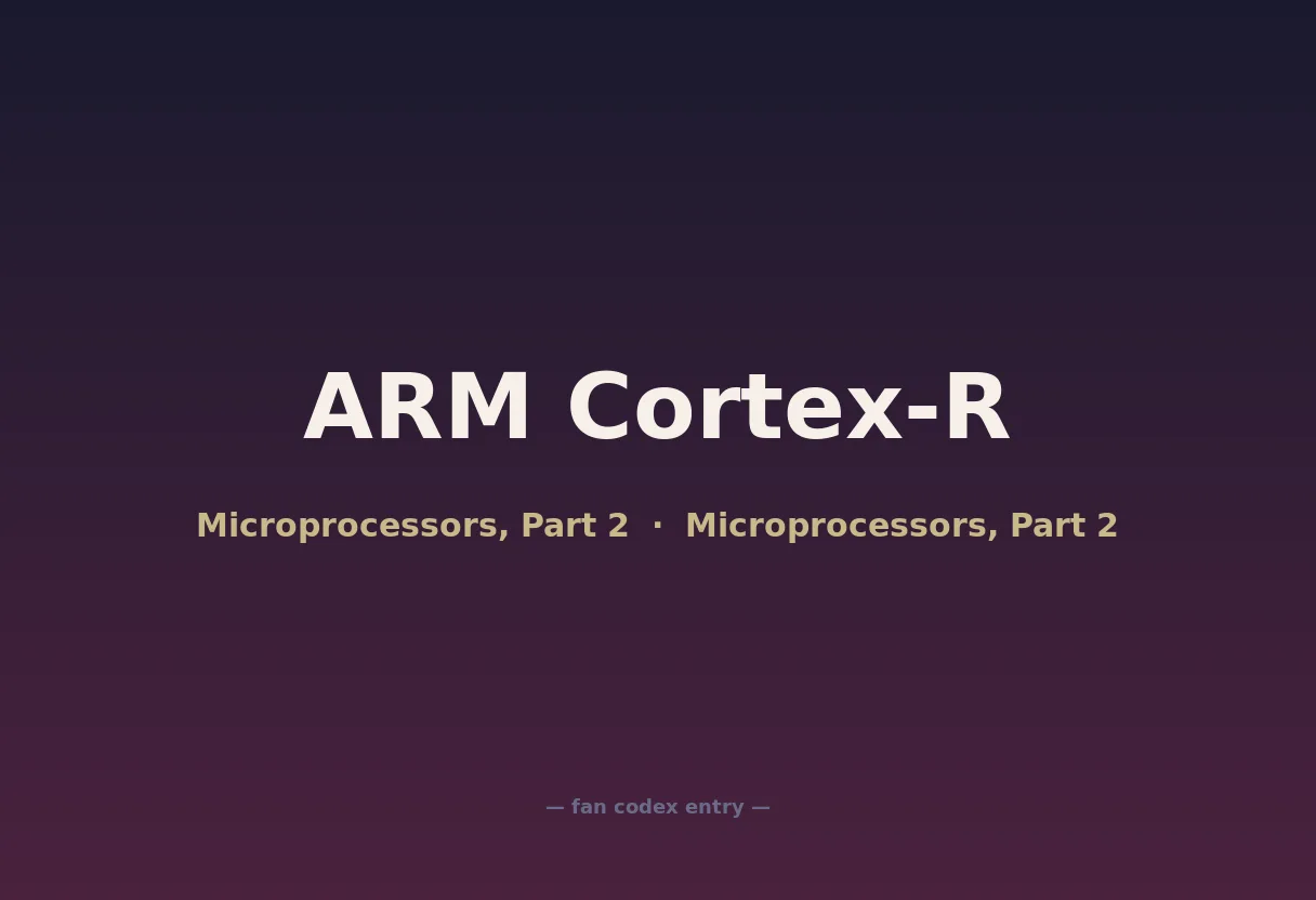 ARM Cortex-R