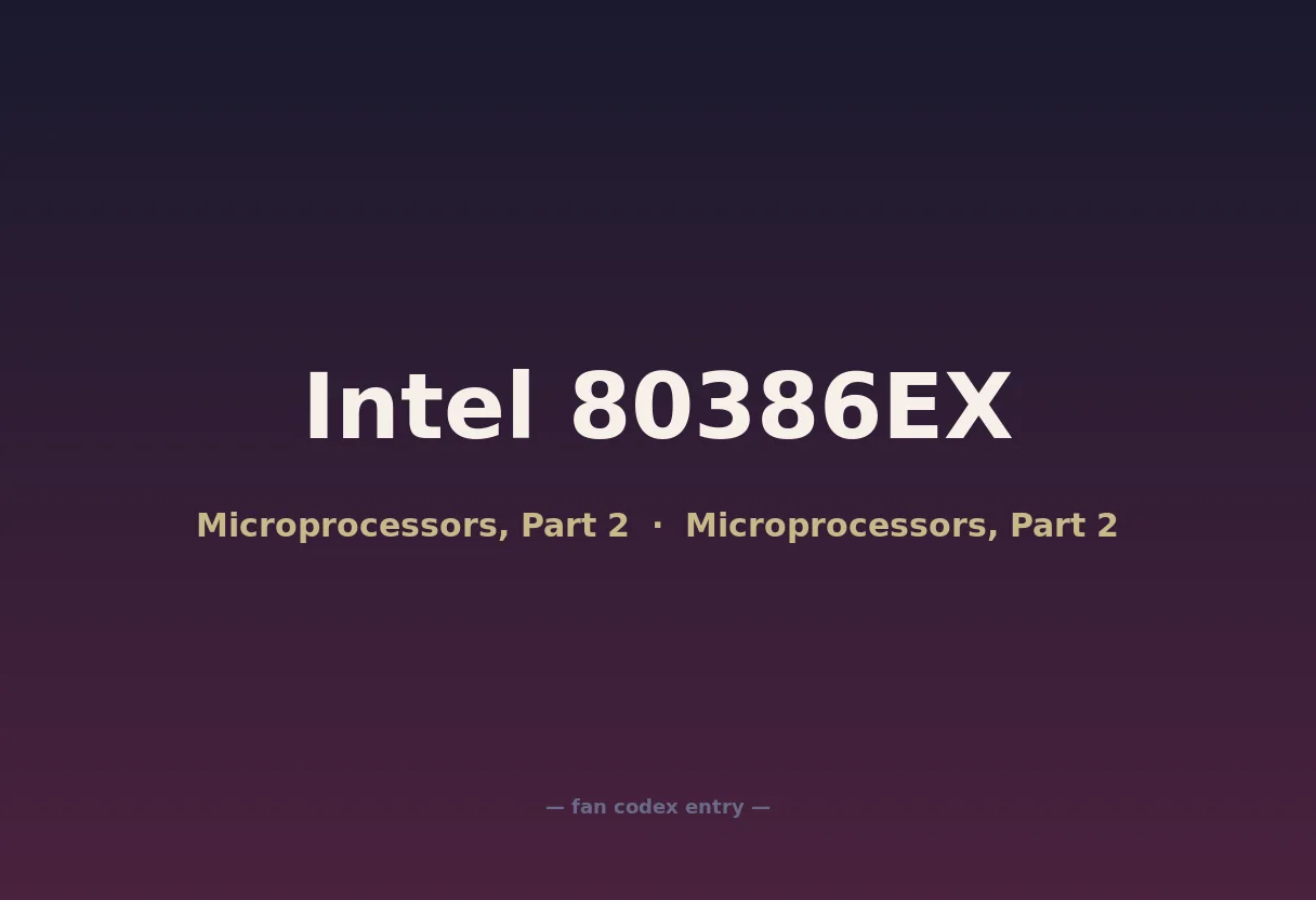 Intel 80386EX