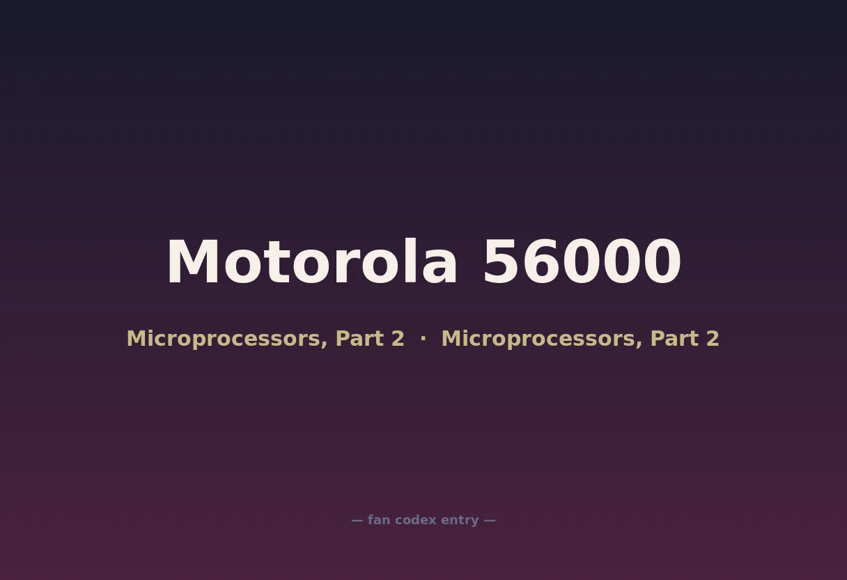 Motorola 56000