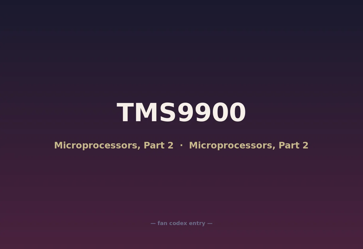 TMS9900