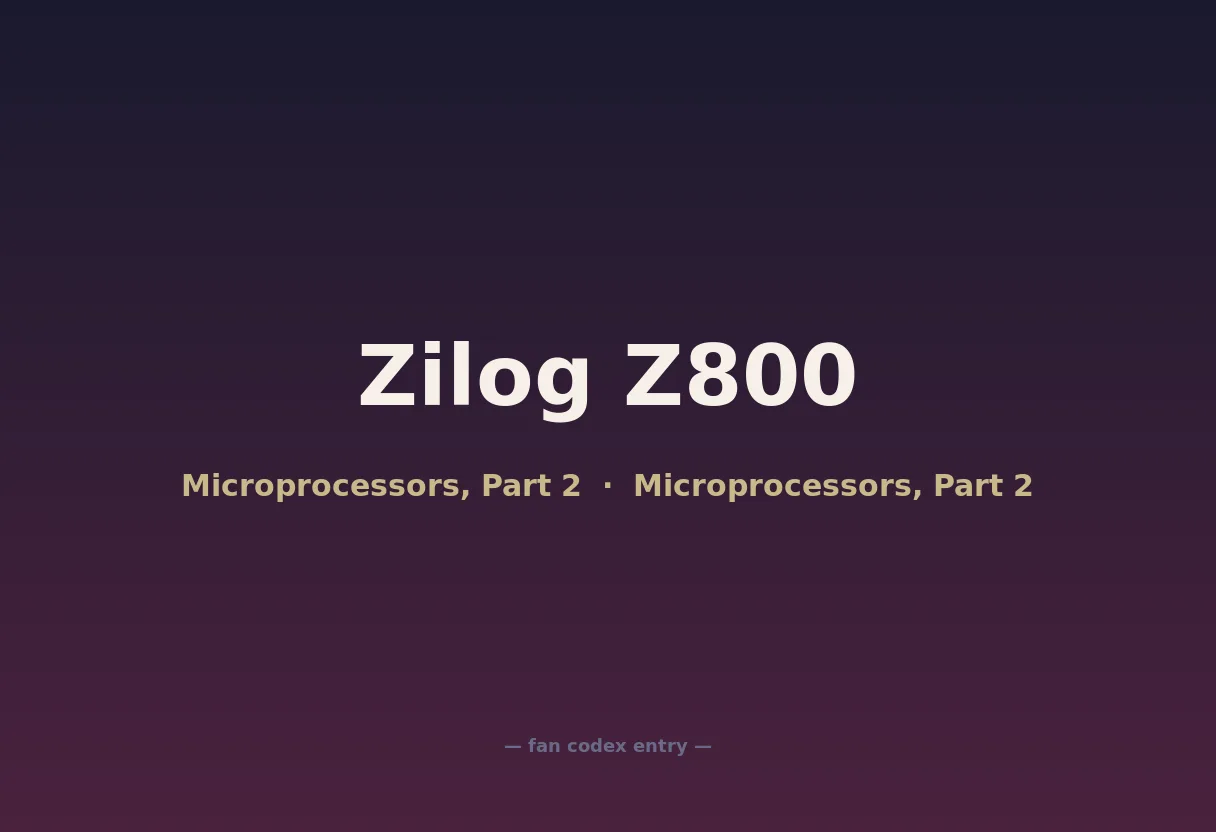 Zilog Z800