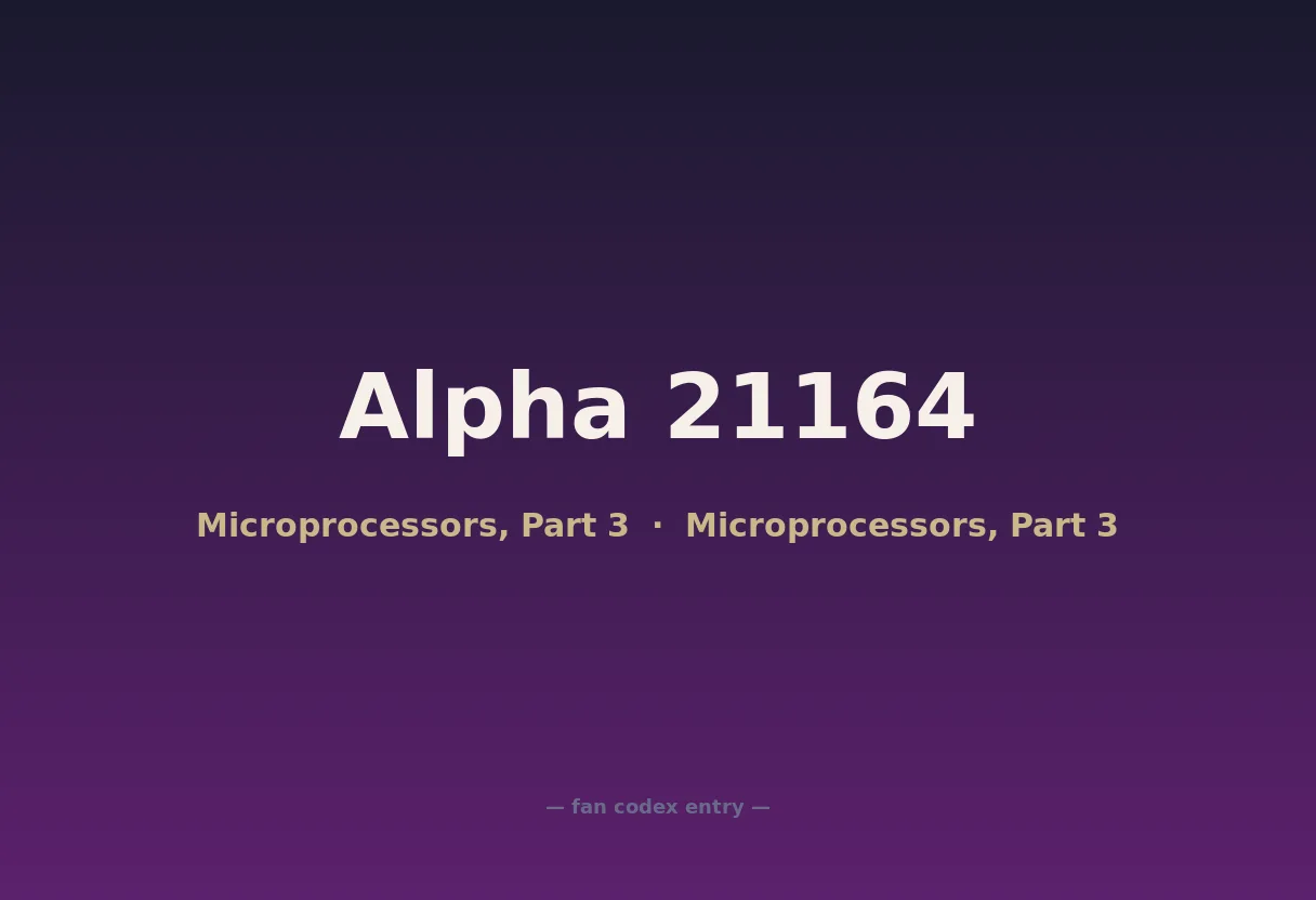 Alpha 21164