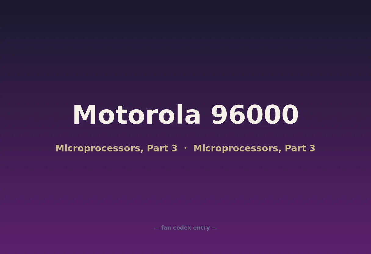 Motorola 96000