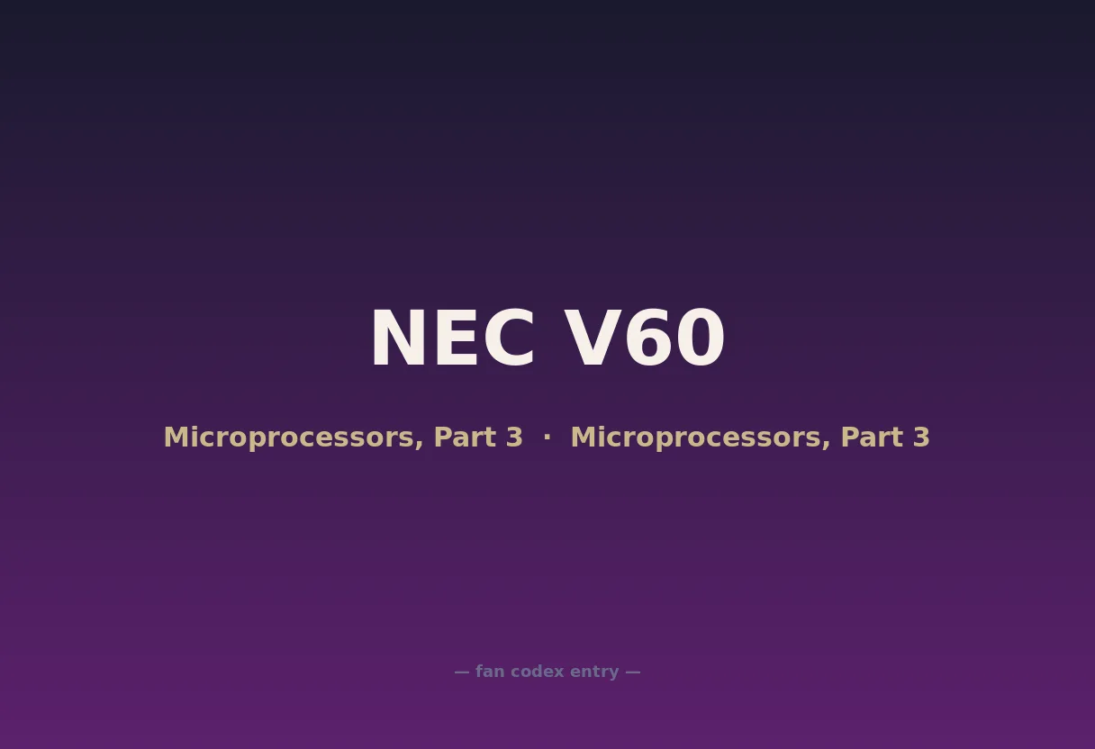 NEC V60