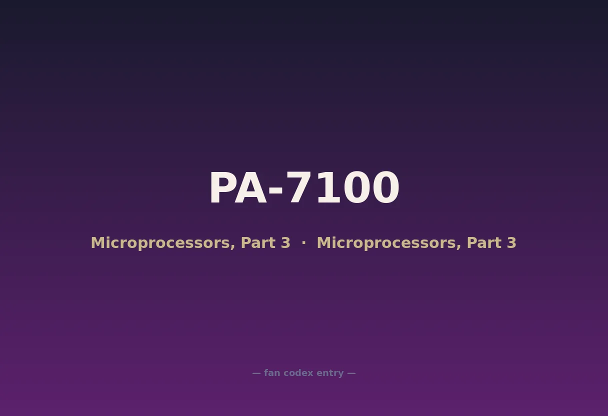 PA-7100