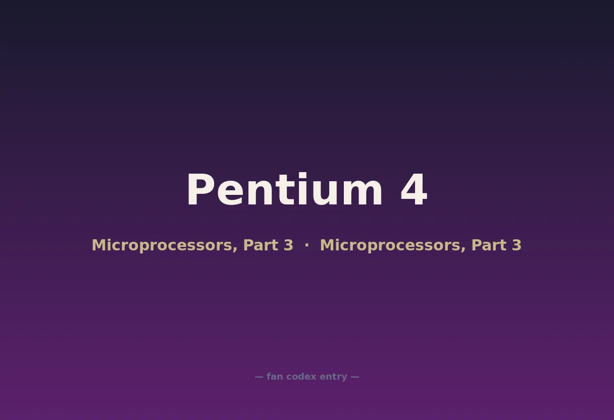 Pentium 4