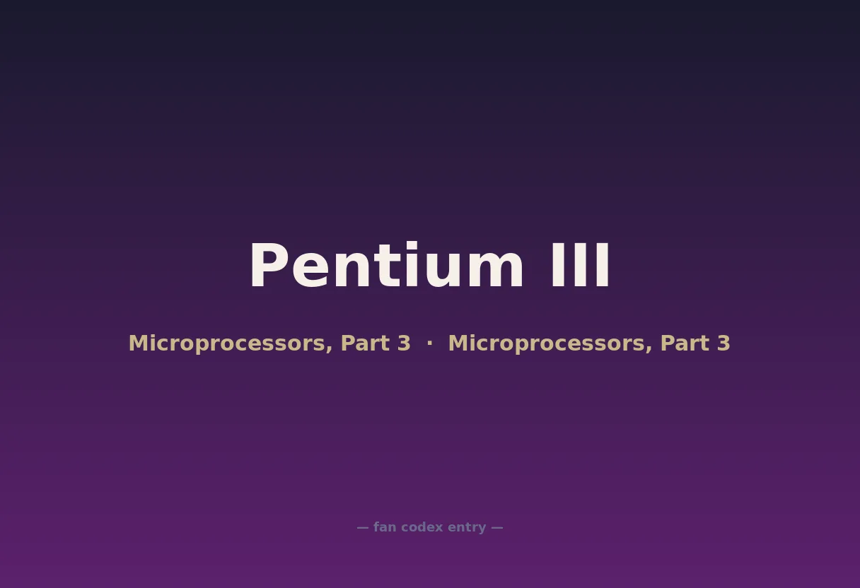 Pentium III