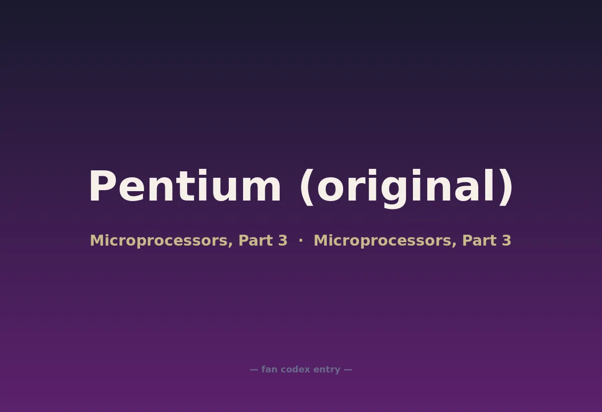 Pentium (original)