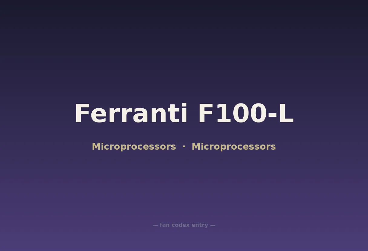 Ferranti F100-L