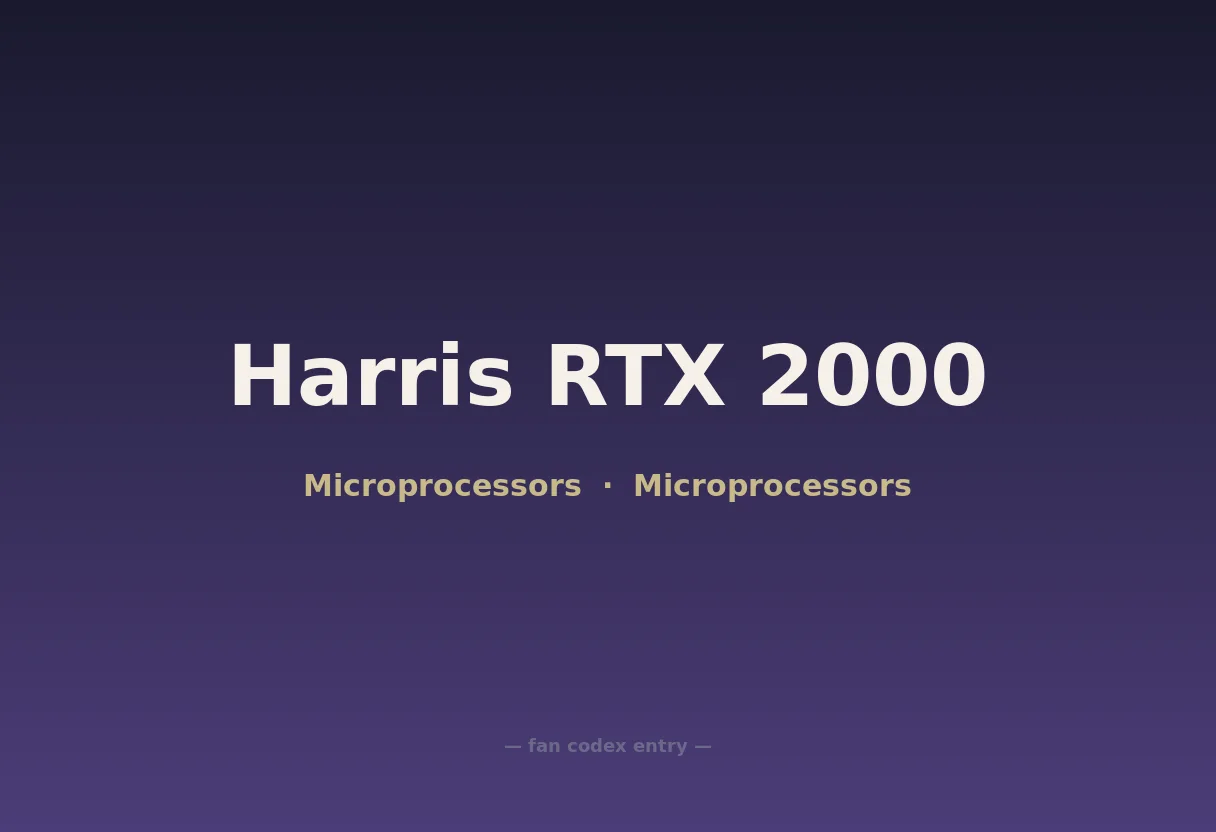 Harris RTX 2000