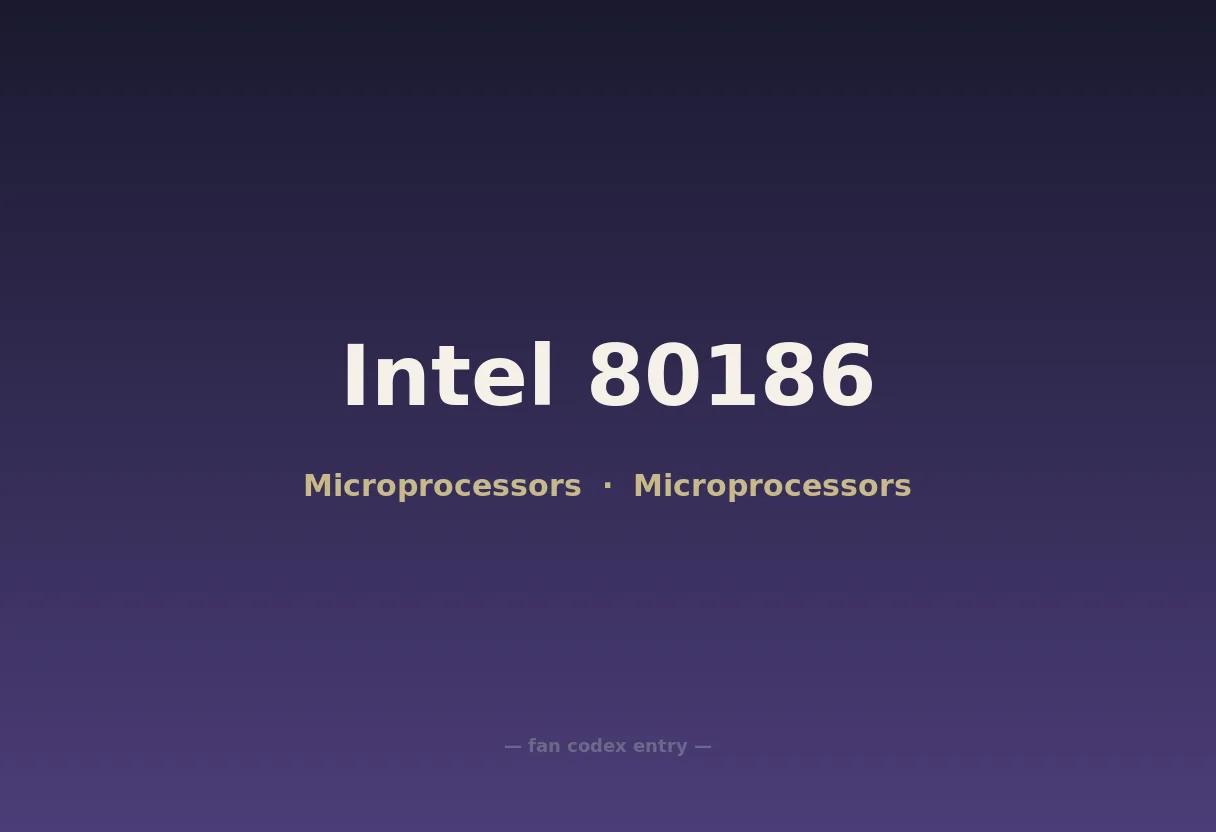Intel 80186