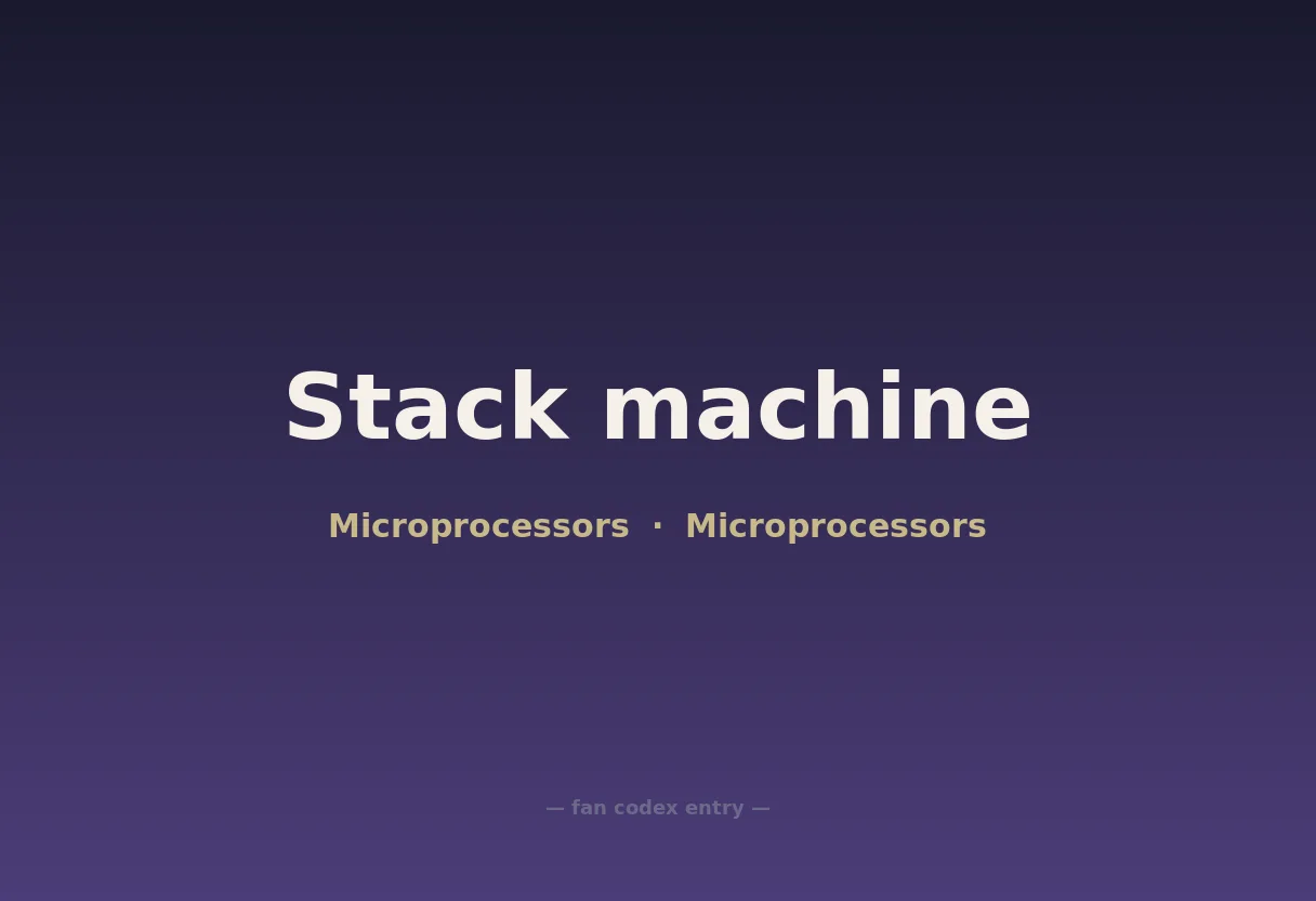 Stack machine