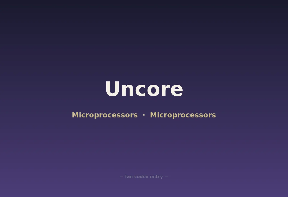 Uncore
