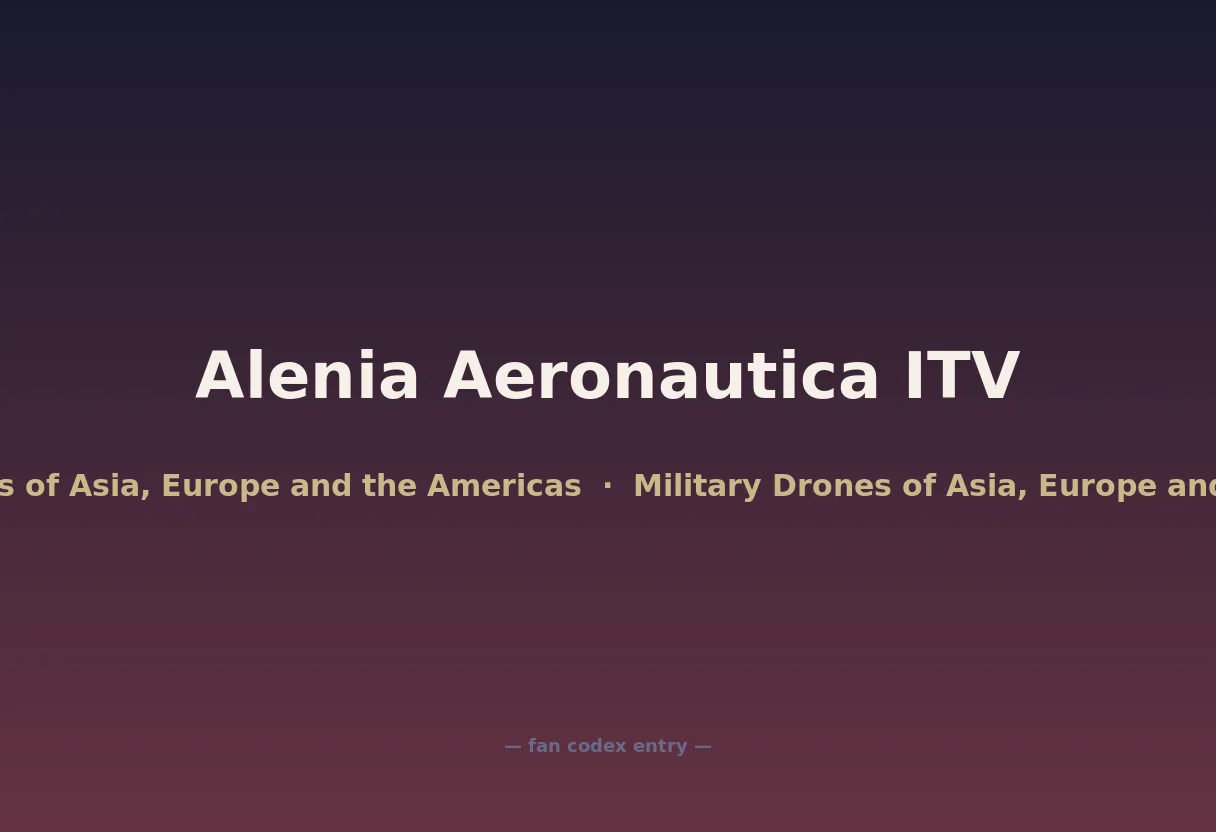 Alenia Aeronautica ITV