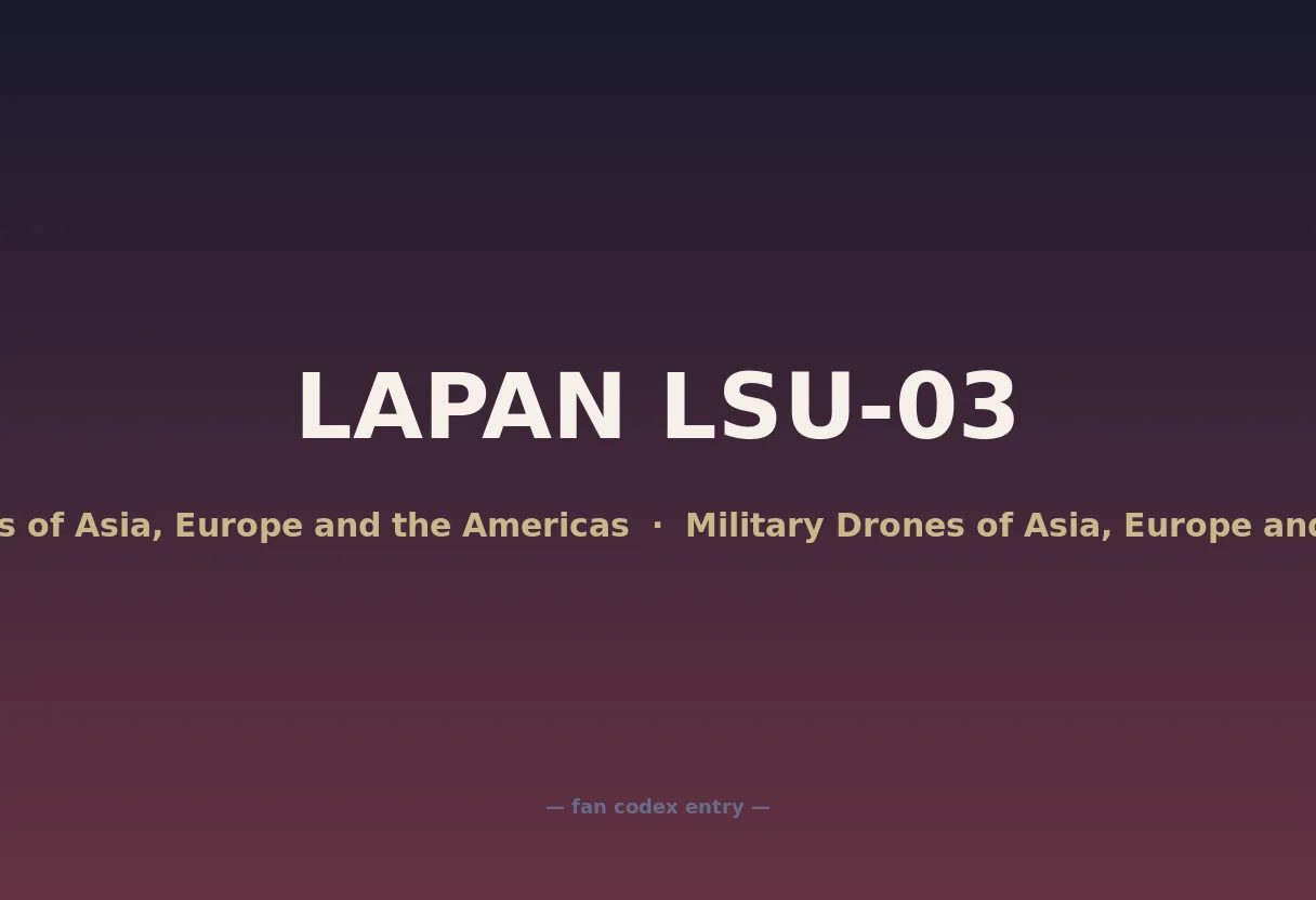 LAPAN LSU-03