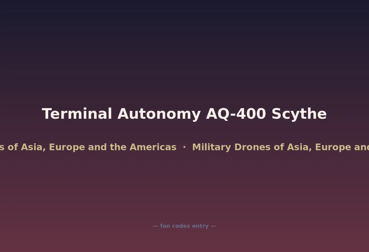Terminal Autonomy AQ-400 Scythe
