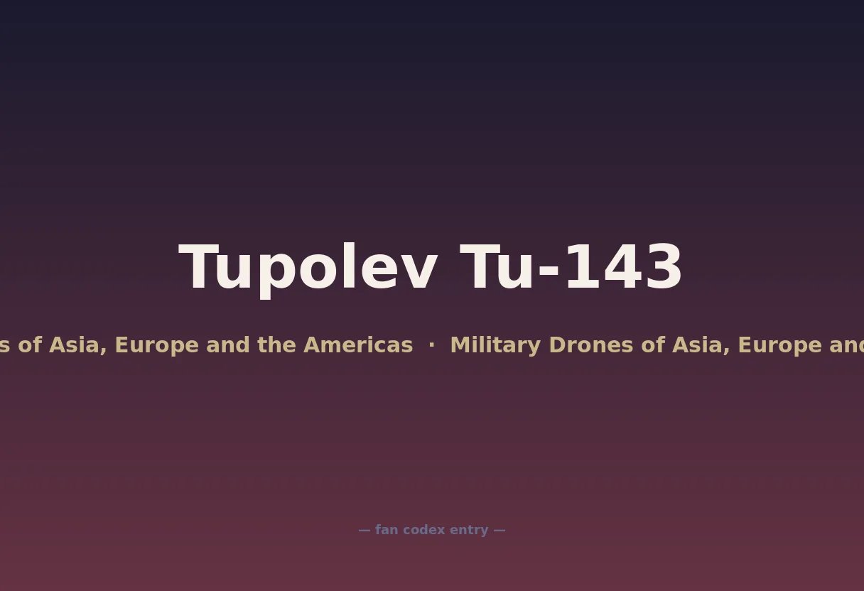Tupolev Tu-143