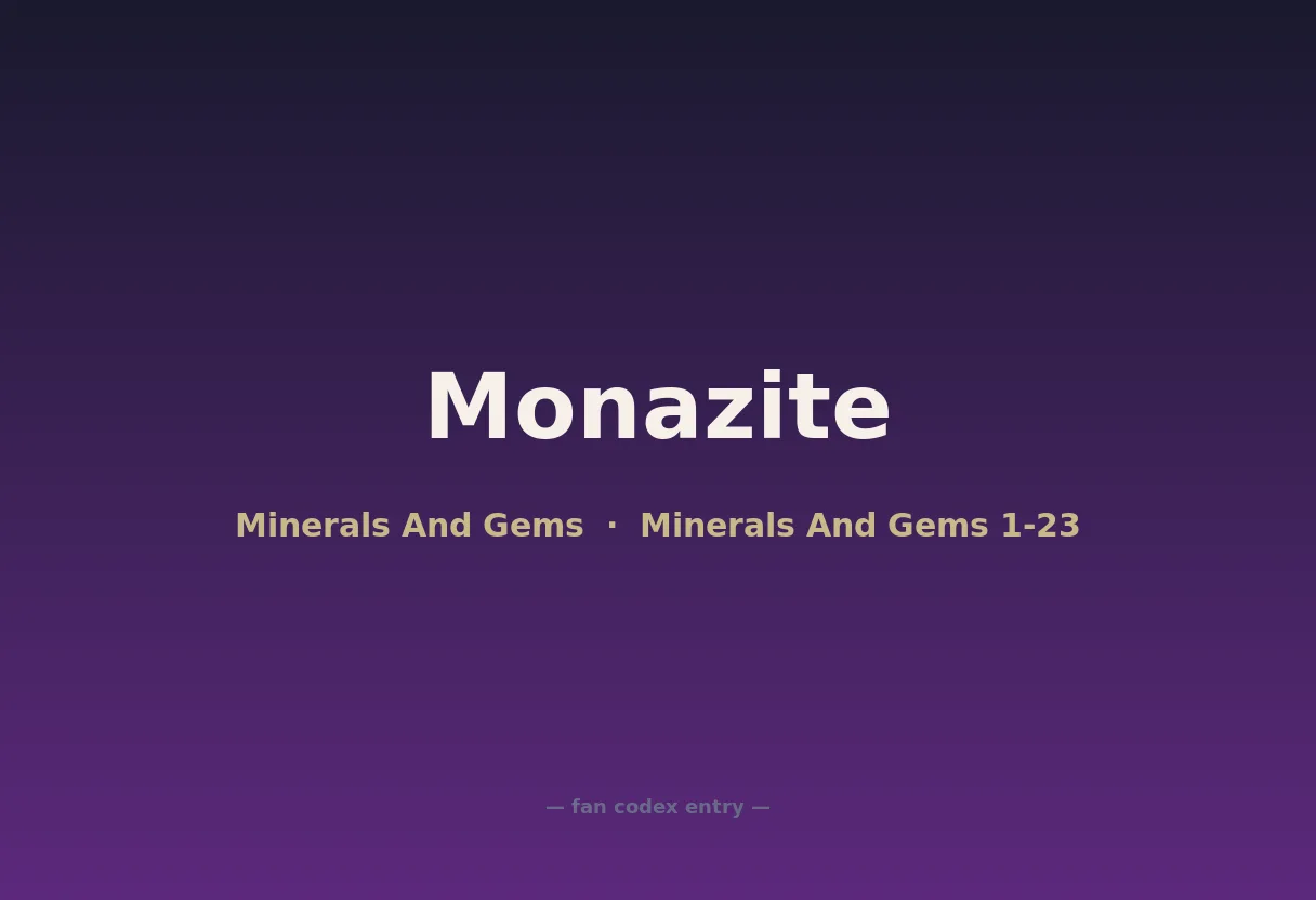 Monazite