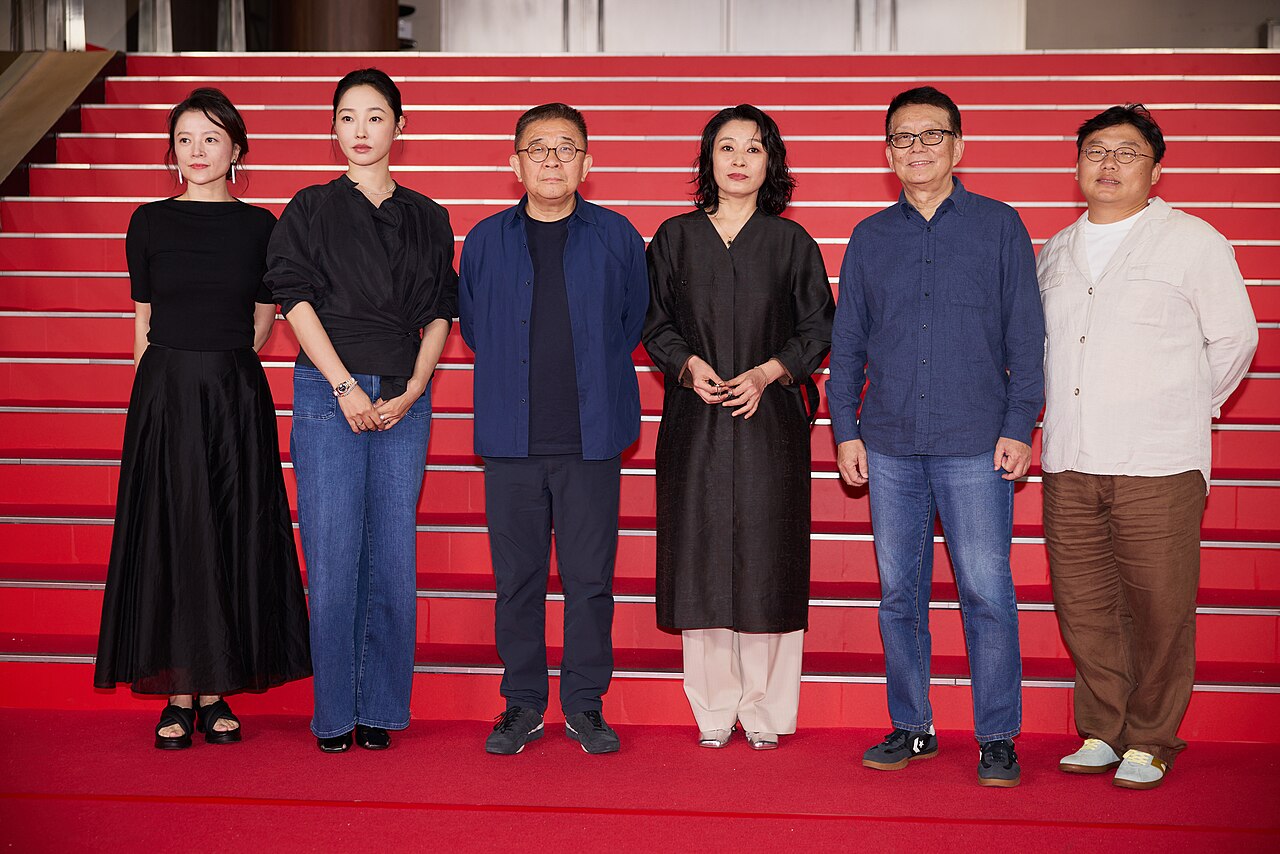 Peng Jin, Bai Baihe, Huang Jianxin, Zhang Lu, Liu Dan, Wang Chuanjun at the Busan International Film Festival 2025