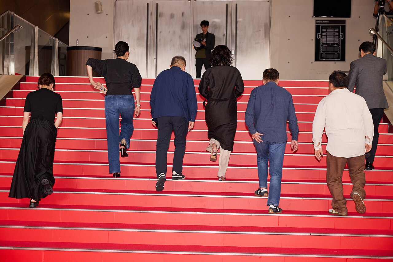 Peng Jin, Bai Baihe, Huang Jianxin, Zhang Lu, Liu Dan, Wang Chuanjun at the Busan International Film Festival 2025