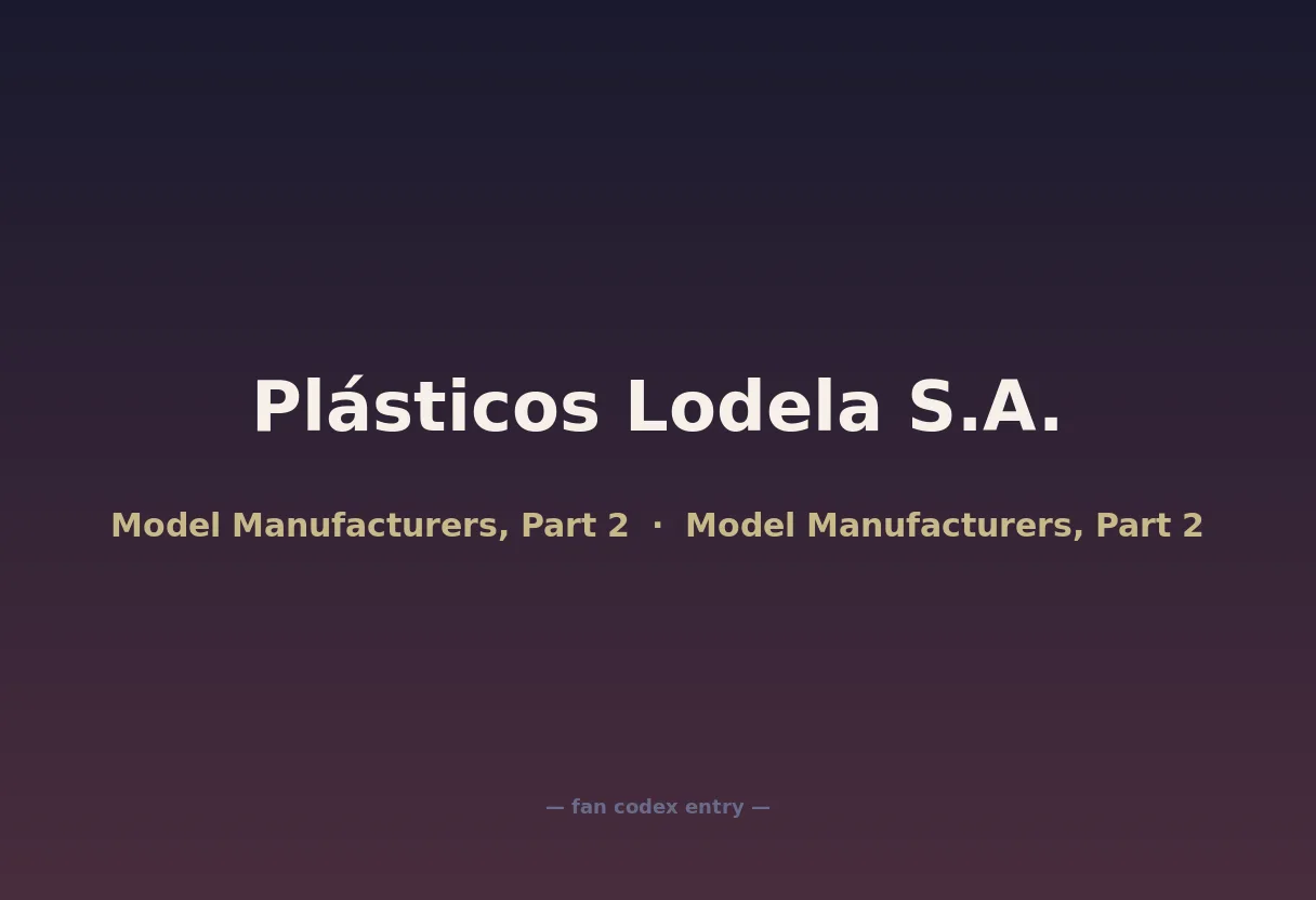 Plásticos Lodela S.A.