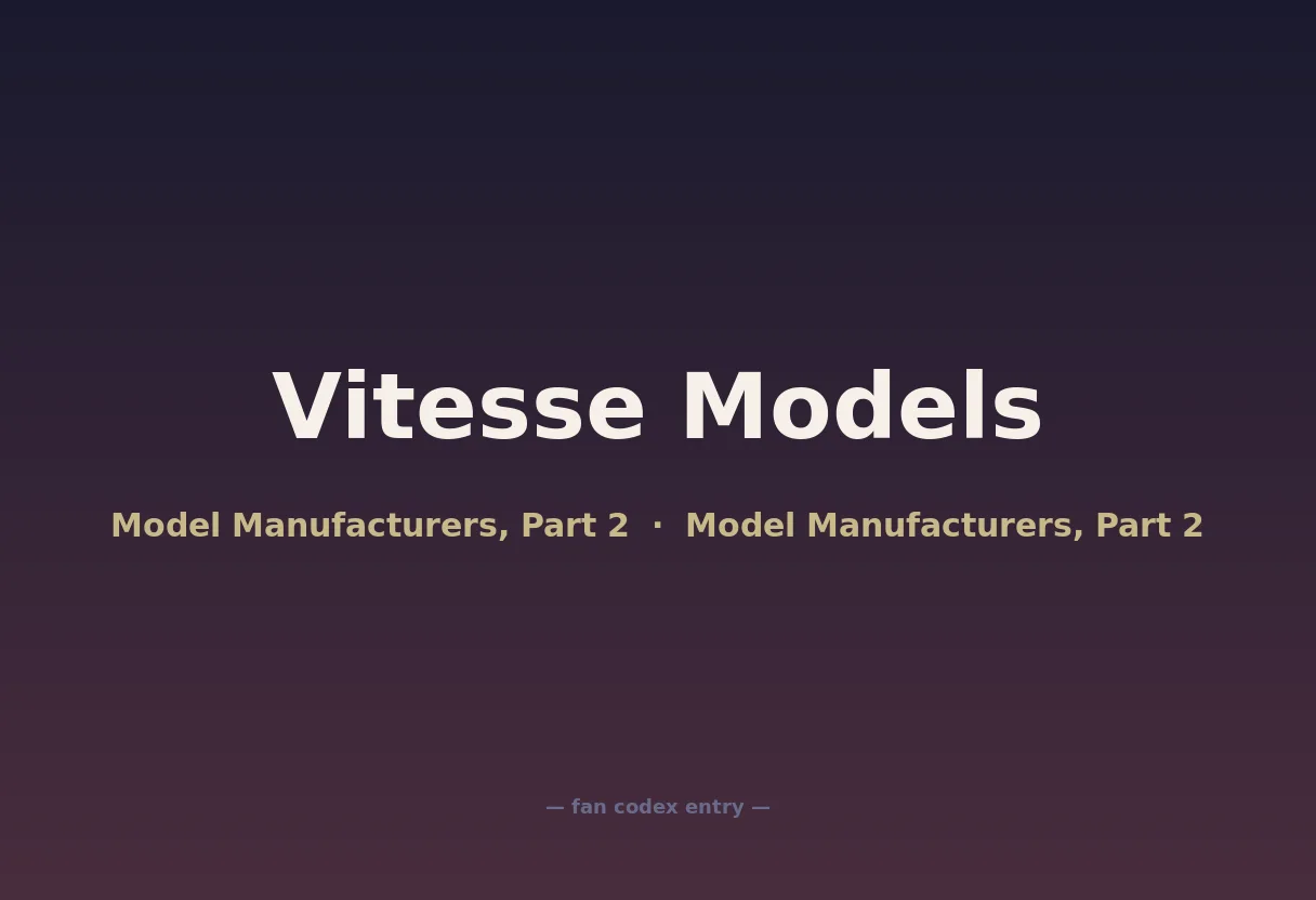 Vitesse Models