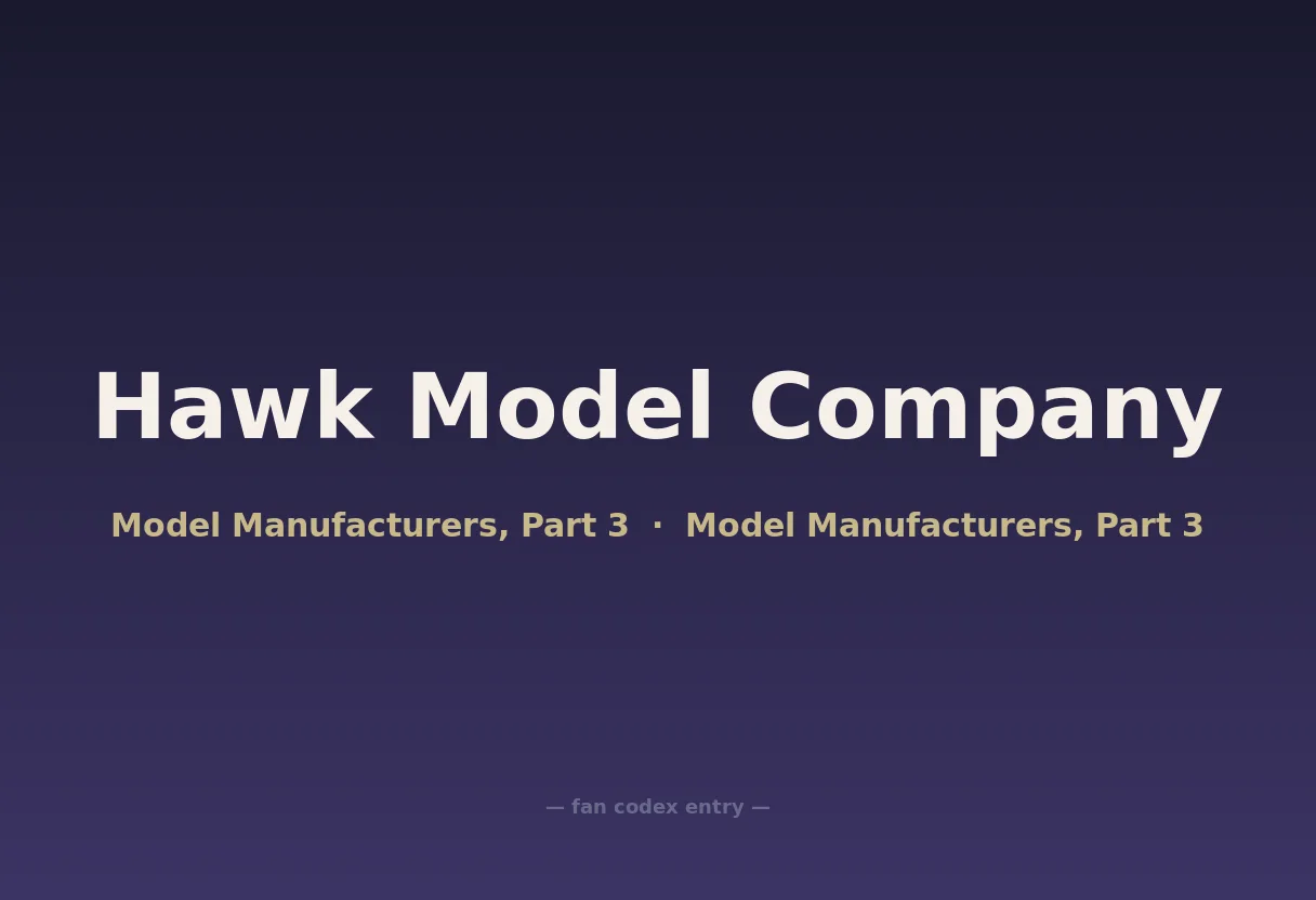 Hawk Model Company