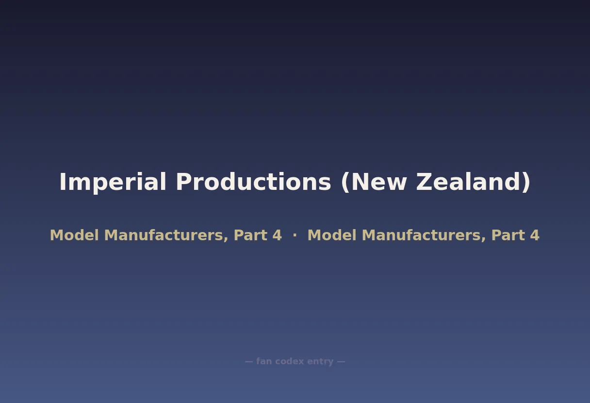 Imperial Productions (New Zealand)