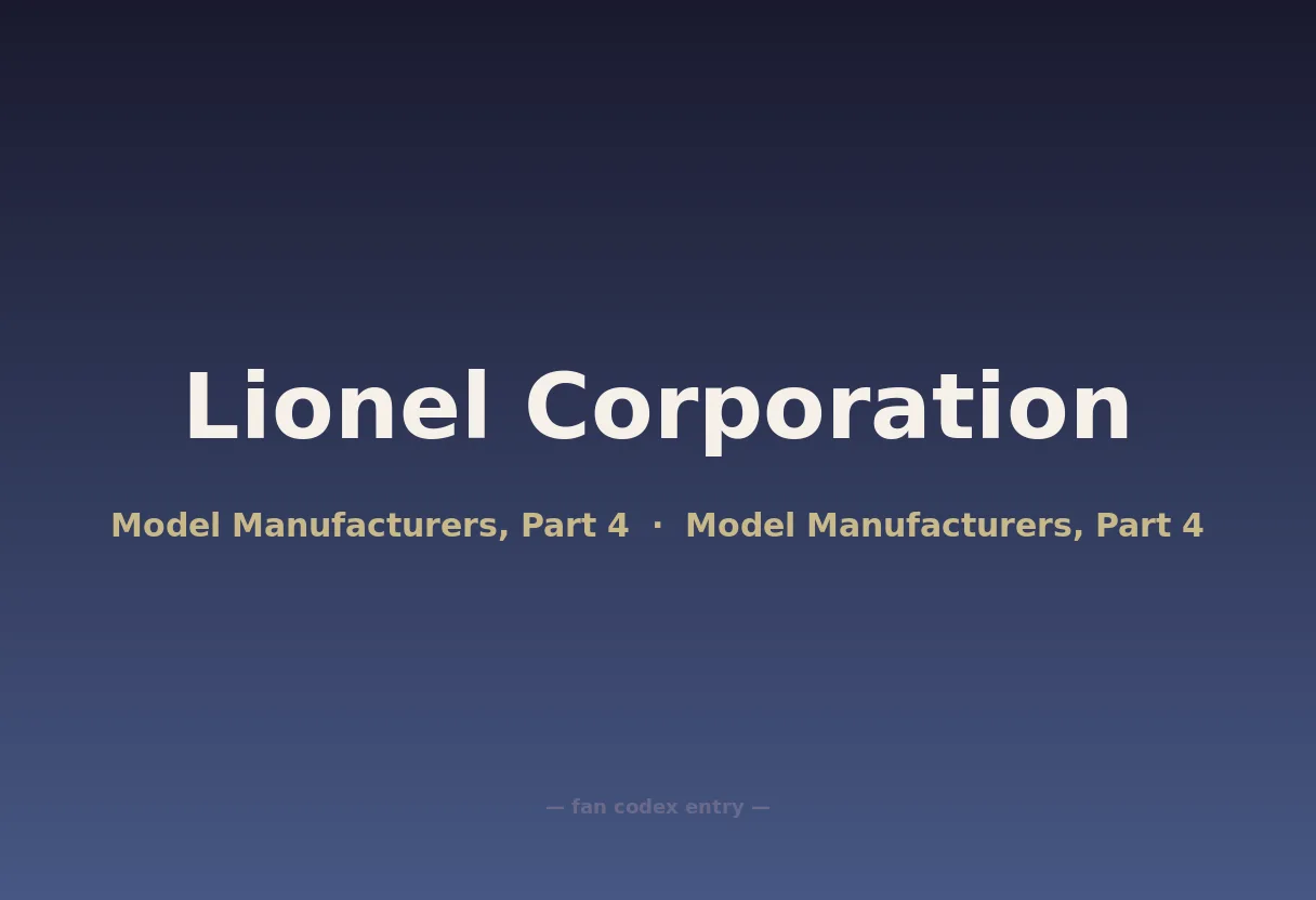 Lionel Corporation