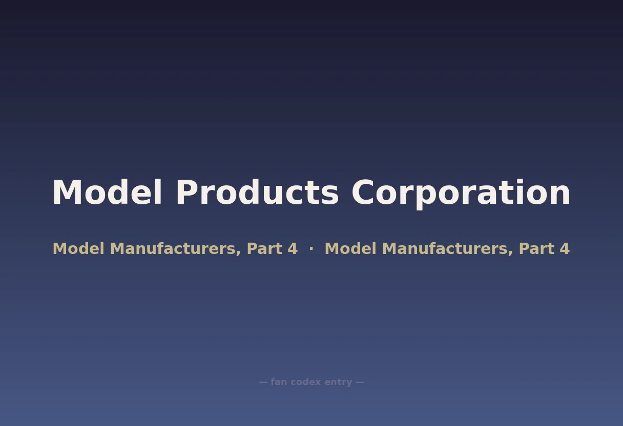 Model Products Corporation