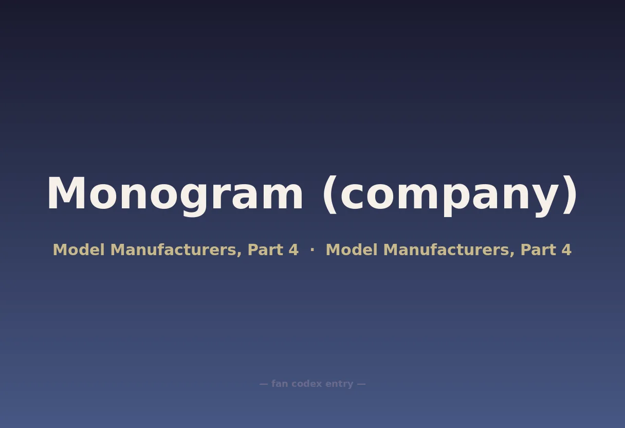 Monogram (company)