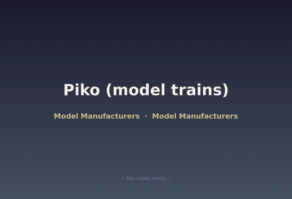 Piko (model trains)