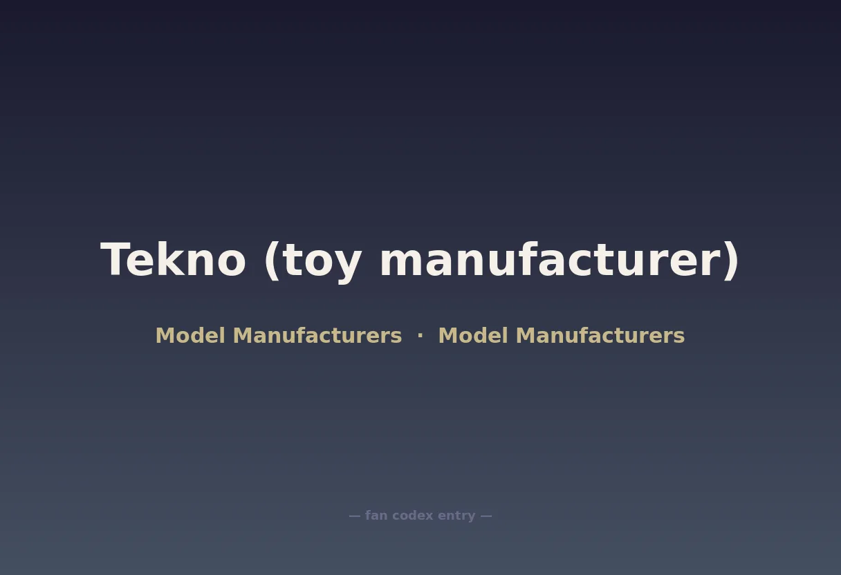 Tekno (toy manufacturer)