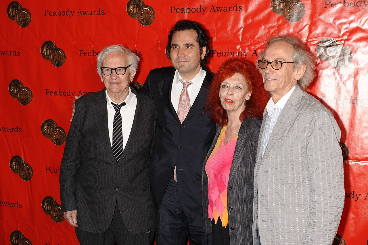 Al Maysles, Antonio Ferrera, Jean-Claude and Christo, May 2009 (1)