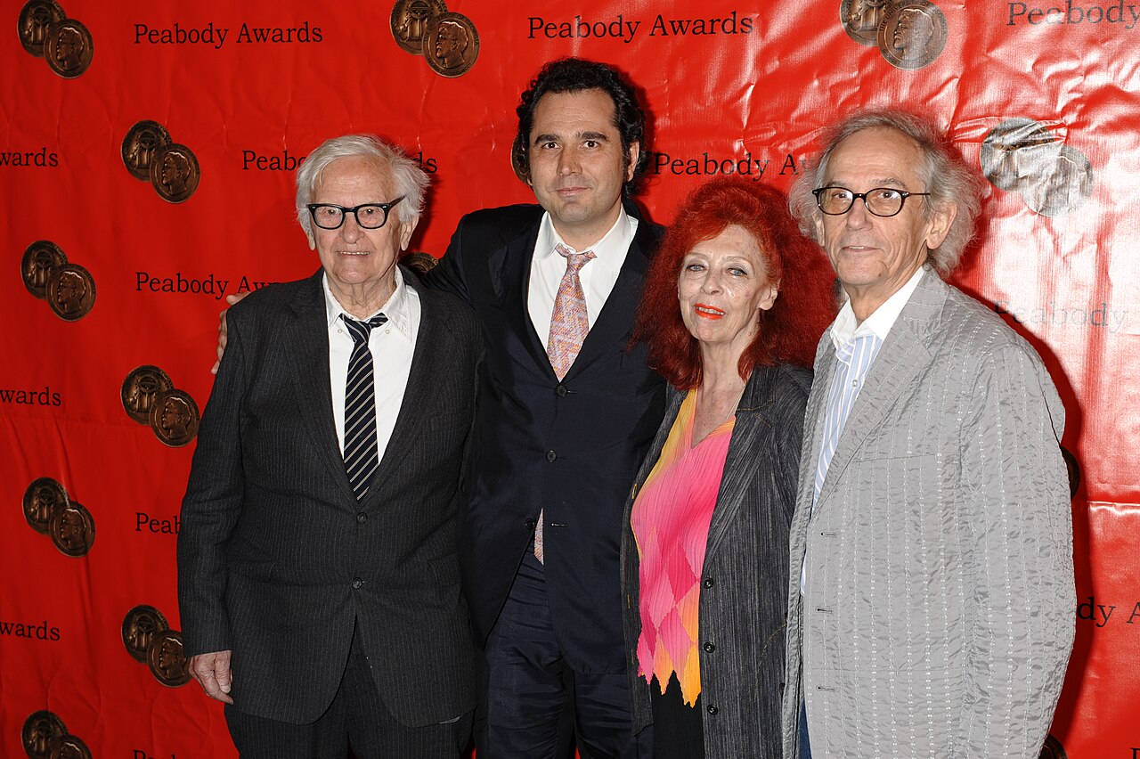 Al Maysles, Antonio Ferrera, Jean-Claude and Christo, May 2009 (3)