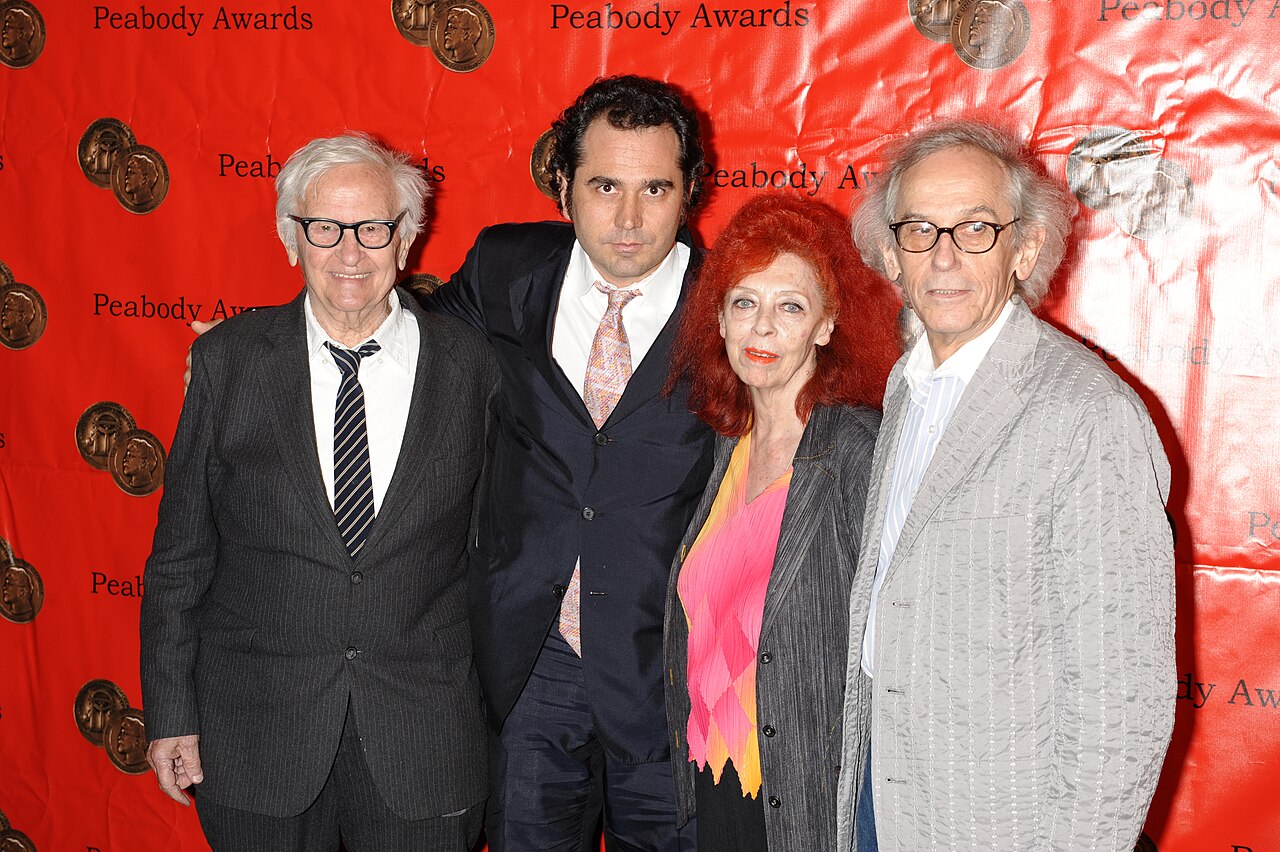 Al Maysles, Antonio Ferrera, Jean-Claude and Christo, May 2009 (4)