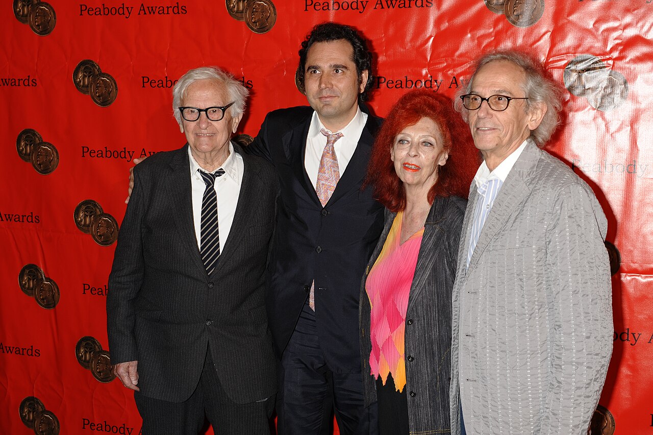 Al Maysles, Antonio Ferrera, Jean-Claude and Christo, May 2009 (5)