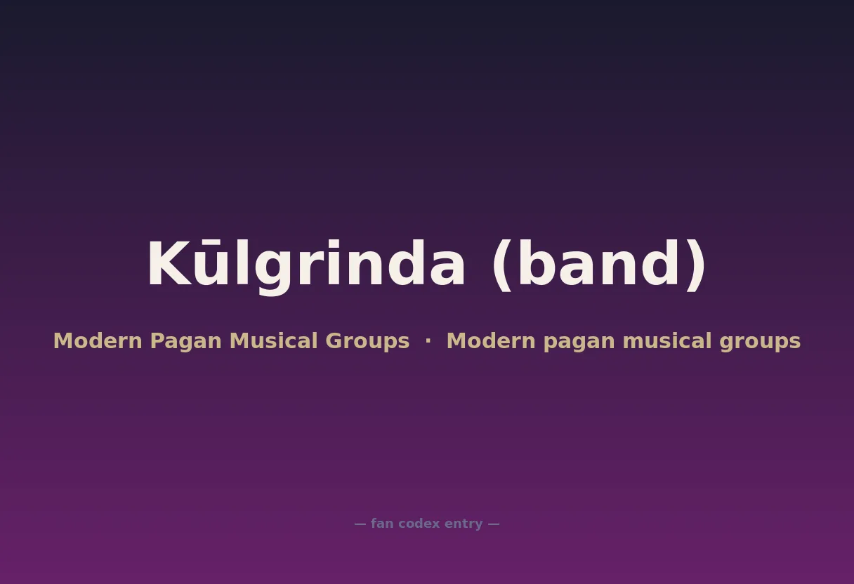 Kūlgrinda (band)