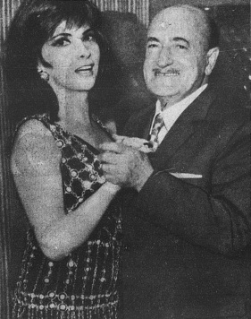Gina Lollobrigida and Salvatore Quasimodo