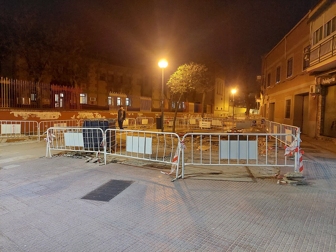 Avenida Vicente Aleixandre obras calle peatonal 1