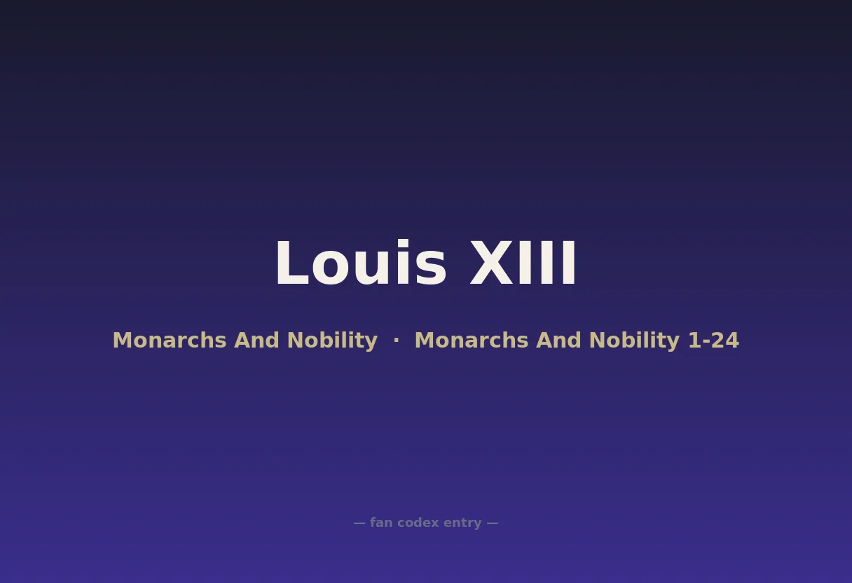 Louis XIII