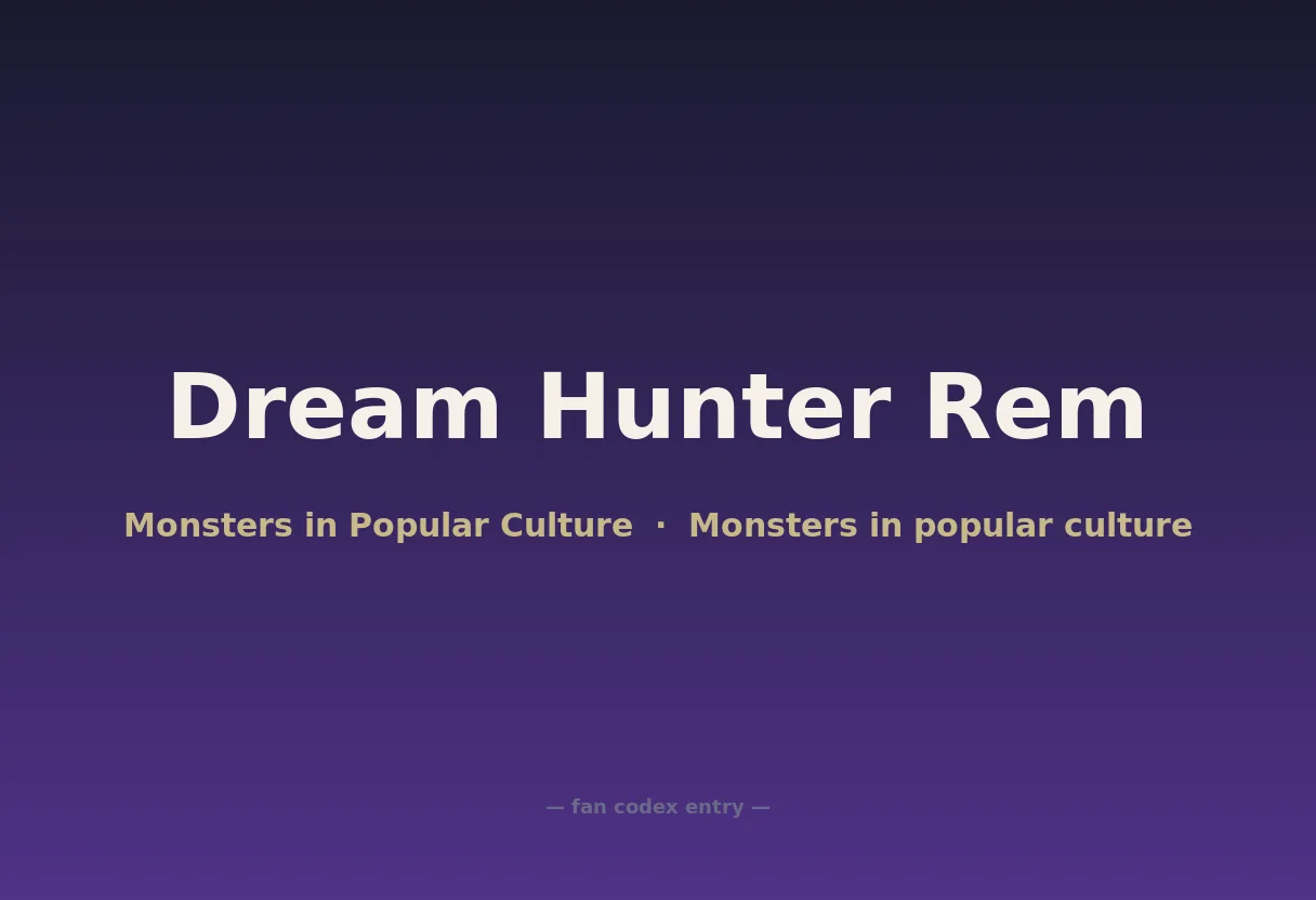Dream Hunter Rem