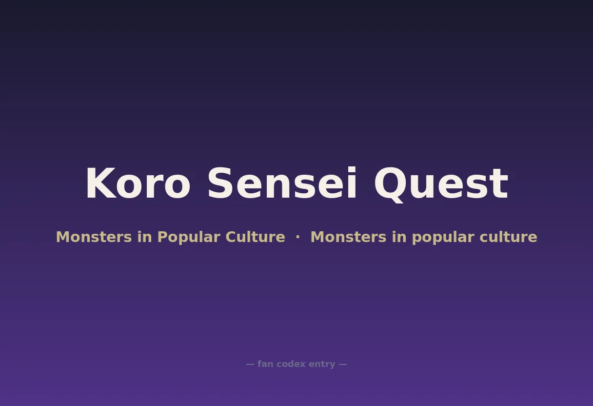 Koro Sensei Quest
