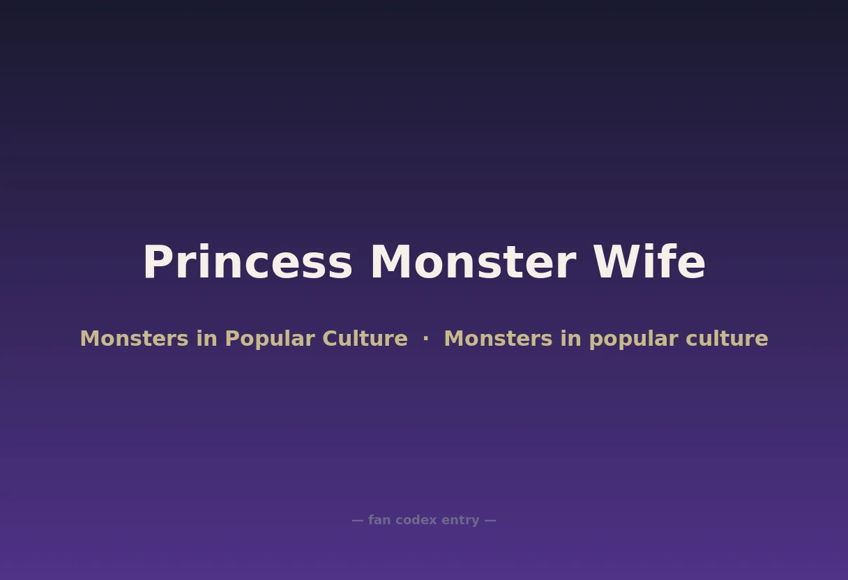 Princess Monster Wife