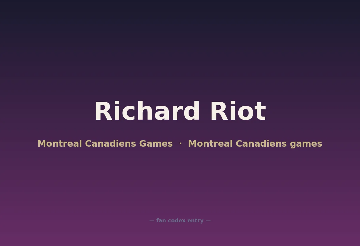 Richard Riot