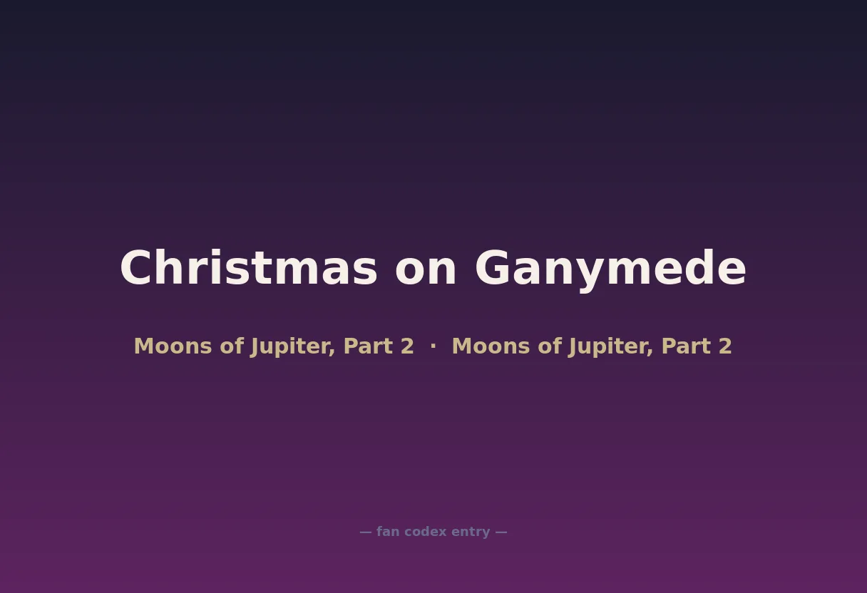 Christmas on Ganymede
