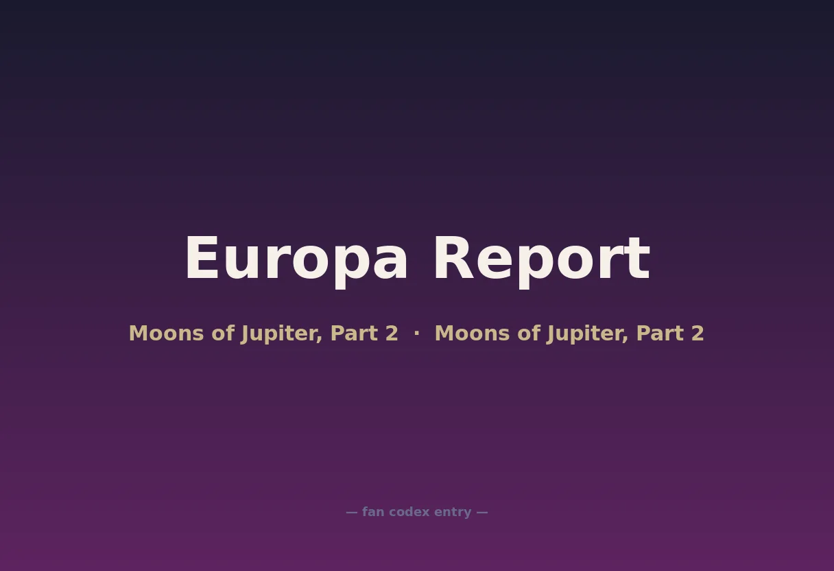 Europa Report