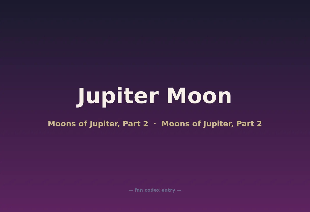 Jupiter Moon